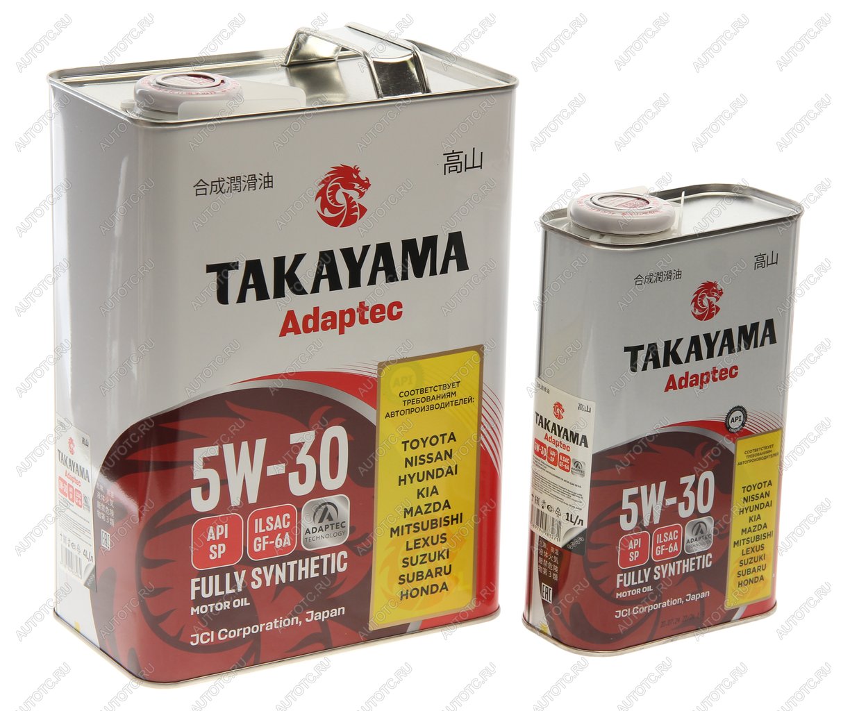 2 689 р. Масло моторное Adaptec SPGF-6A 5W30 синт.4+1л TAKAYAMA TAKAYAMA 101942  с доставкой в г. Майкоп