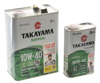 2 199 р. Масло моторное Safetec A3B4 10W40 псинт.4+1л TAKAYAMA TAKAYAMA 605621  с доставкой в г. Майкоп. Увеличить фотографию 1