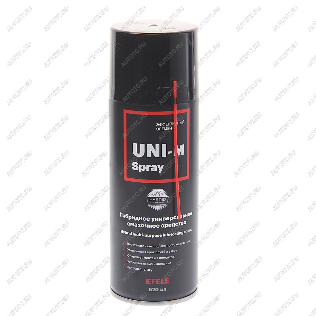 829 р. Смазка универсальная проникающая UNI-M 520мл аэрозоль EFELE EFELE 0092492  с доставкой в г. Майкоп