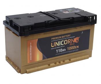 13 999 р. Аккумулятор UNICORN Gold 110Ач обратная полярность UNICORN 6ст110(0)  с доставкой в г. Майкоп. Увеличить фотографию 1