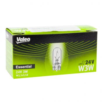 25 р. Лампа 24V W3W W2.1x9.5d (1шт.) Essential VALEO VALEO 032955  с доставкой в г. Майкоп. Увеличить фотографию 2