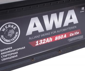 16 449 р. Аккумулятор AWA 132Ач AWA 6ст132(4)  с доставкой в г. Майкоп. Увеличить фотографию 3