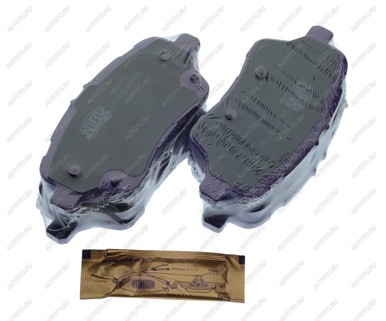 2 489 р. Колодки тормозные передние (4шт.) NIBK Ford Fiesta 6 седан рестайлинг (2012-2019)  с доставкой в г. Майкоп