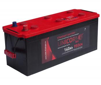 16 799 р. Аккумулятор UNICORN Red 140Ач UNICORN 6ст140(4)  с доставкой в г. Майкоп. Увеличить фотографию 1