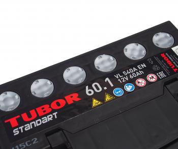 8 999 р. Аккумулятор TUBOR Standart 60Ач TUBOR 6ст60(1)  с доставкой в г. Майкоп. Увеличить фотографию 3