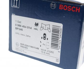 1 549 р. Колодки тормозные задние (4шт.) BOSCH Opel Astra G хэтчбэк 5 дв. (1998-2005)  с доставкой в г. Майкоп. Увеличить фотографию 3