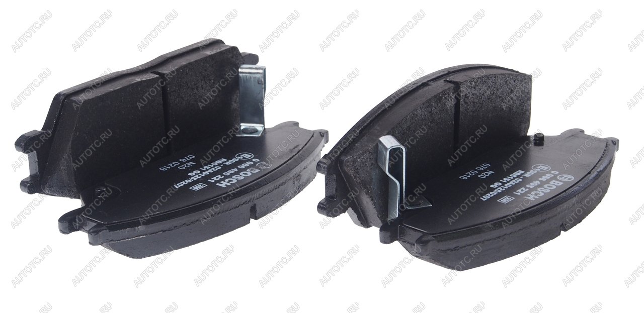1 499 р. Колодки тормозные передние (4шт.) BOSCH Hyundai Getz TB хэтчбэк 5 дв. дорестайлинг (2002-2005)  с доставкой в г. Майкоп