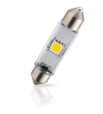719 р. Лампа светодиодная 12V C5W SV8.5-8 43мм 6000K двухцокольная бокс (1шт.) X-Treme Vision Led PHILIPS PHILIPS 129466000kx1  с доставкой в г. Майкоп. Увеличить фотографию 3