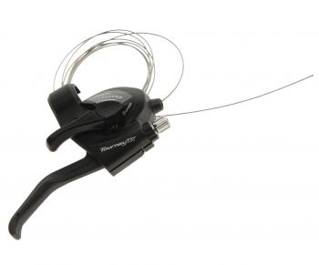 1 779 р. Шифтер велосипедный скоростной левый (8 скоростей) Tourney SHIMANO SHIMANO st-tx800-8r  с доставкой в г. Майкоп. Увеличить фотографию 2