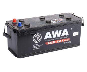16 449 р. Аккумулятор AWA 132Ач обратная полярность AWA 6ст132(3)  с доставкой в г. Майкоп. Увеличить фотографию 1