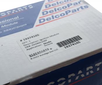 2 899 р. Катушка зажигания VW Golf (12-16),Jetta (15-) AUDI A3 (08-13) SKODA Rapid (13-),Yeti DELCOPARTS DELCOPARTS 19374105  с доставкой в г. Майкоп. Увеличить фотографию 4