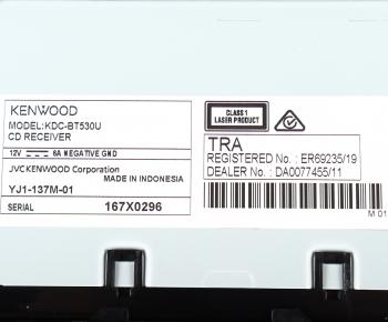 13 999 р. Магнитола автомобильная 1DIN KENWOOD KENWOOD kdc-bt530u dsp  с доставкой в г. Майкоп. Увеличить фотографию 5