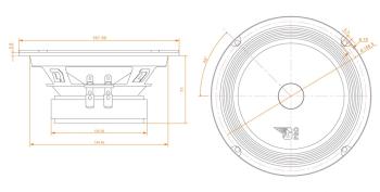 4 099 р. Колонки среднечастоные 6 (16см) 80Вт DL AUDIO DL AUDIO gryphon pro 165se  с доставкой в г. Майкоп. Увеличить фотографию 6
