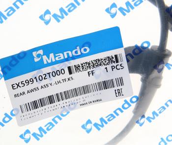 2 899 р. Датчик АБС KIA Optima (10-) колеса заднего левого MANDO MANDO ex599102t000 MANDO ex599102t000  с доставкой в г. Майкоп. Увеличить фотографию 2