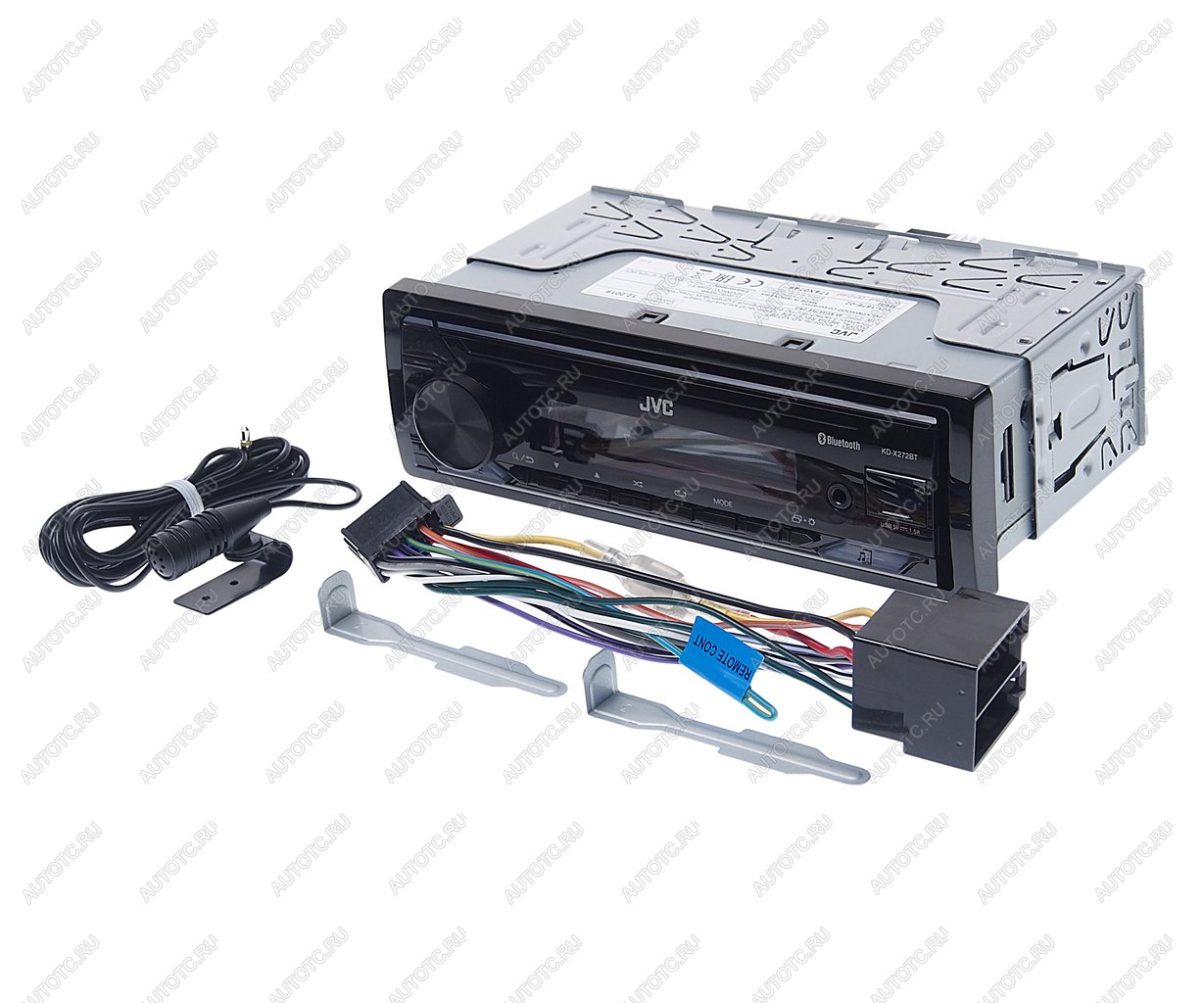 10 949 р. Магнитола автомобильная 1DIN JVC JVC kd-x272bt  с доставкой в г. Майкоп