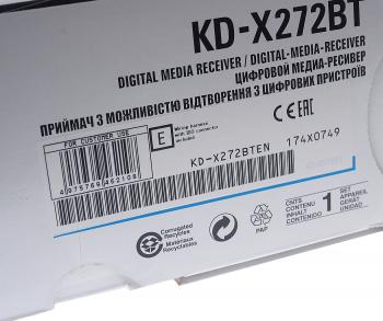 10 949 р. Магнитола автомобильная 1DIN JVC JVC kd-x272bt  с доставкой в г. Майкоп. Увеличить фотографию 5