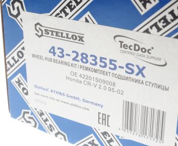2 979 р. Ступица HONDA CR-V (95-) задняя левая STELLOX STELLOX 43-28355-sx  с доставкой в г. Майкоп. Увеличить фотографию 3