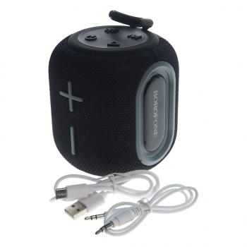 1 399 р. Колонка беспроводная bluetooth BOROFONE BOROFONE br39 black  с доставкой в г. Майкоп. Увеличить фотографию 1
