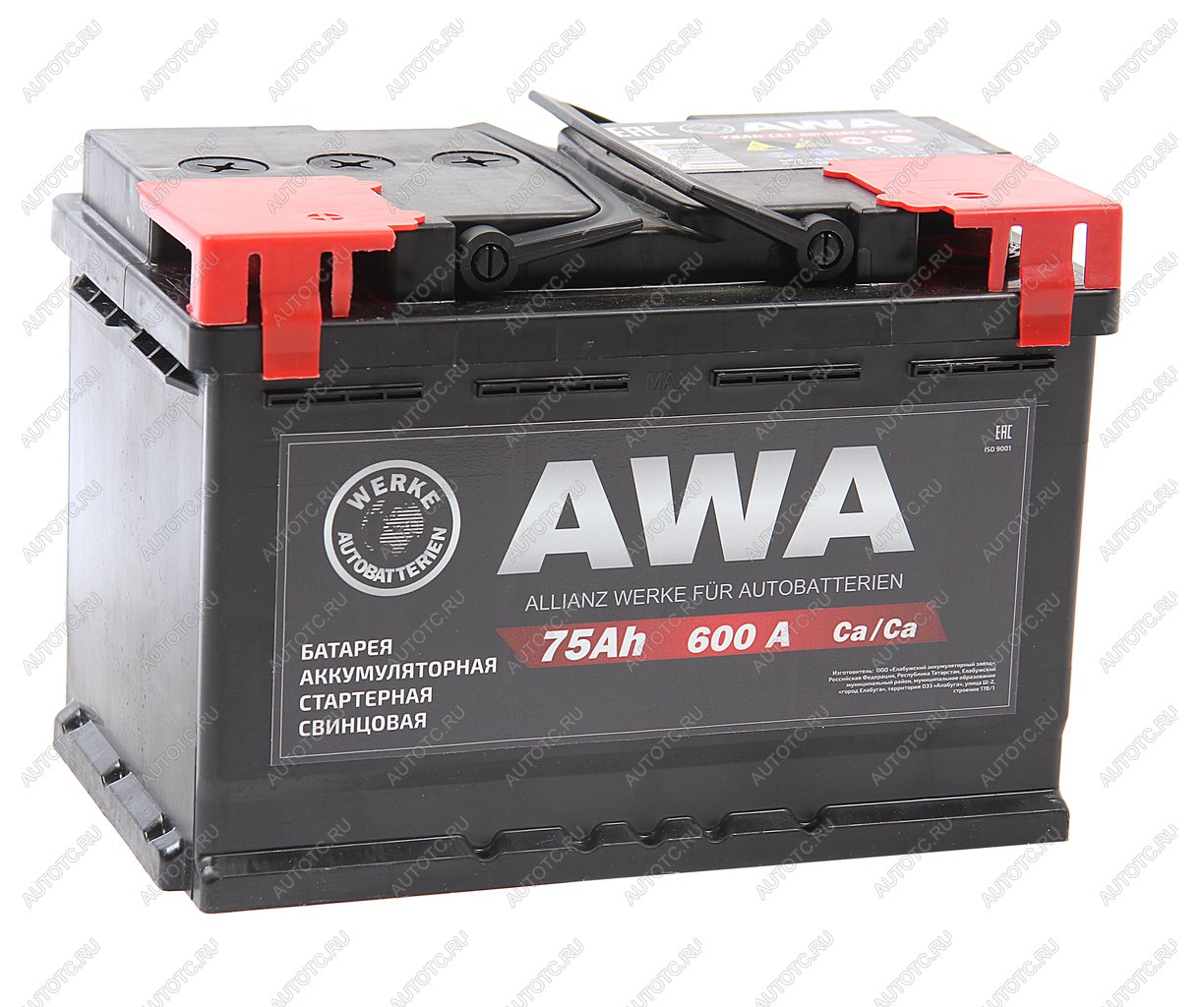 10 299 р. Аккумулятор AWA PRO 75Ач AWA 6ст75(1)  с доставкой в г. Майкоп