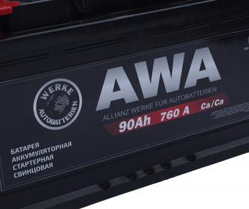 10 599 р. Аккумулятор AWA 90Ач AWA 6ст90(1)  с доставкой в г. Майкоп. Увеличить фотографию 3