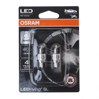2 189 р. Лампа светодиодная 12V W16W W2.1x9.5d 6000K блистер (2шт.) LEDriving SL OSRAM OSRAM 921dwp-02b  с доставкой в г. Майкоп. Увеличить фотографию 1