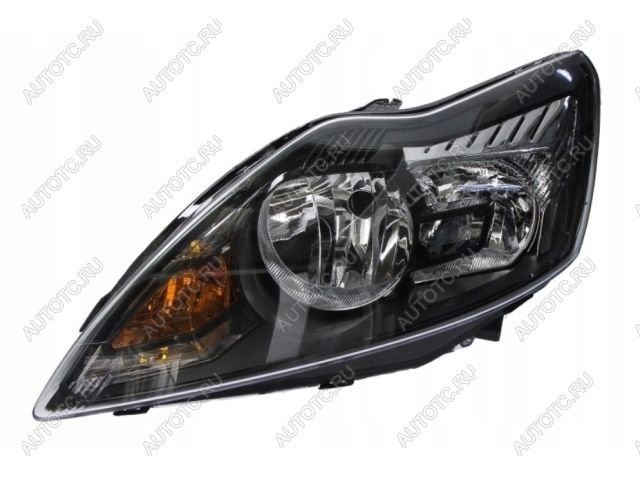 7 399 р. Фара левая (с электрокорректором) BodyParts  Ford Focus  2 (2007-2011) хэтчбэк 3 дв. рестайлинг, хэтчбэк 5 дв. рестайлинг  с доставкой в г. Майкоп