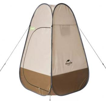 2 779 р. Палатка Naturehike быстрораскрываемая, душ-туалет, 115х115х190 см. коричневый (уценка)  nh17z002-p-br_u  с доставкой в г. Майкоп. Увеличить фотографию 1