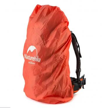 319 р. Чехол влагозащитный Naturehike, для рюкзака, размер M (30-50 л), оранжевый (уценка)  nh15y001-z-orm_u  с доставкой в г. Майкоп. Увеличить фотографию 1