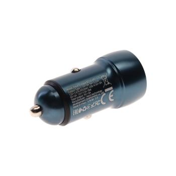 489 р. Устройство зарядное в прикуриватель 1USB + 1 Type C 12V HOCO HOCO z46a blue  с доставкой в г. Майкоп. Увеличить фотографию 3