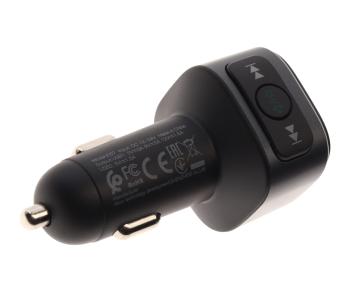869 р. Устройство зарядное в прикуриватель с трансмиттером (bluetooth,hands free) HOCO HOCO e67 black  с доставкой в г. Майкоп. Увеличить фотографию 3
