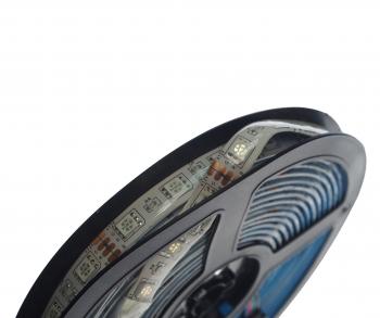 669 р. Лента светодиодная гибкая 14.4W 5м IP65 12V RGB ЭРА ЭРА ls5050 -14,4-60-12-rgb-ip65  с доставкой в г. Майкоп. Увеличить фотографию 2