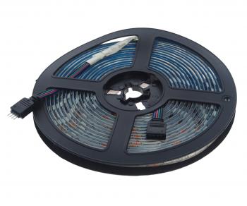 669 р. Лента светодиодная гибкая 14.4W 5м IP65 12V RGB ЭРА ЭРА ls5050 -14,4-60-12-rgb-ip65  с доставкой в г. Майкоп. Увеличить фотографию 1
