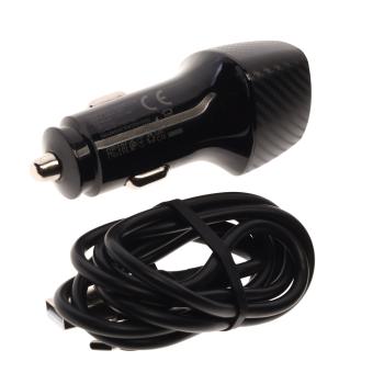 319 р. Устройство зарядное в прикуриватель 2USB 12V BOROFONE BOROFONE bz31a black  с доставкой в г. Майкоп. Увеличить фотографию 3