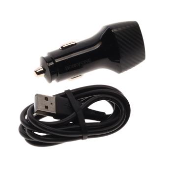 319 р. Устройство зарядное в прикуриватель 2USB 12V BOROFONE BOROFONE bz31a black  с доставкой в г. Майкоп. Увеличить фотографию 2