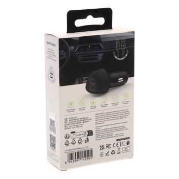 319 р. Устройство зарядное в прикуриватель 2USB 12V BOROFONE BOROFONE bz31a black  с доставкой в г. Майкоп. Увеличить фотографию 5