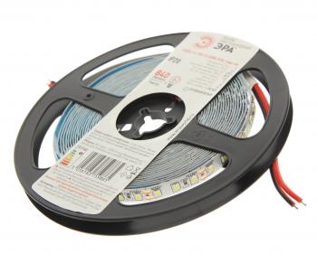 569 р. Лента светодиодная гибкая 9.6W 5м IP20 12V холодный белый ЭРА ЭРА ls2835 -9,6-120-12-6500k-ip20  с доставкой в г. Майкоп. Увеличить фотографию 1