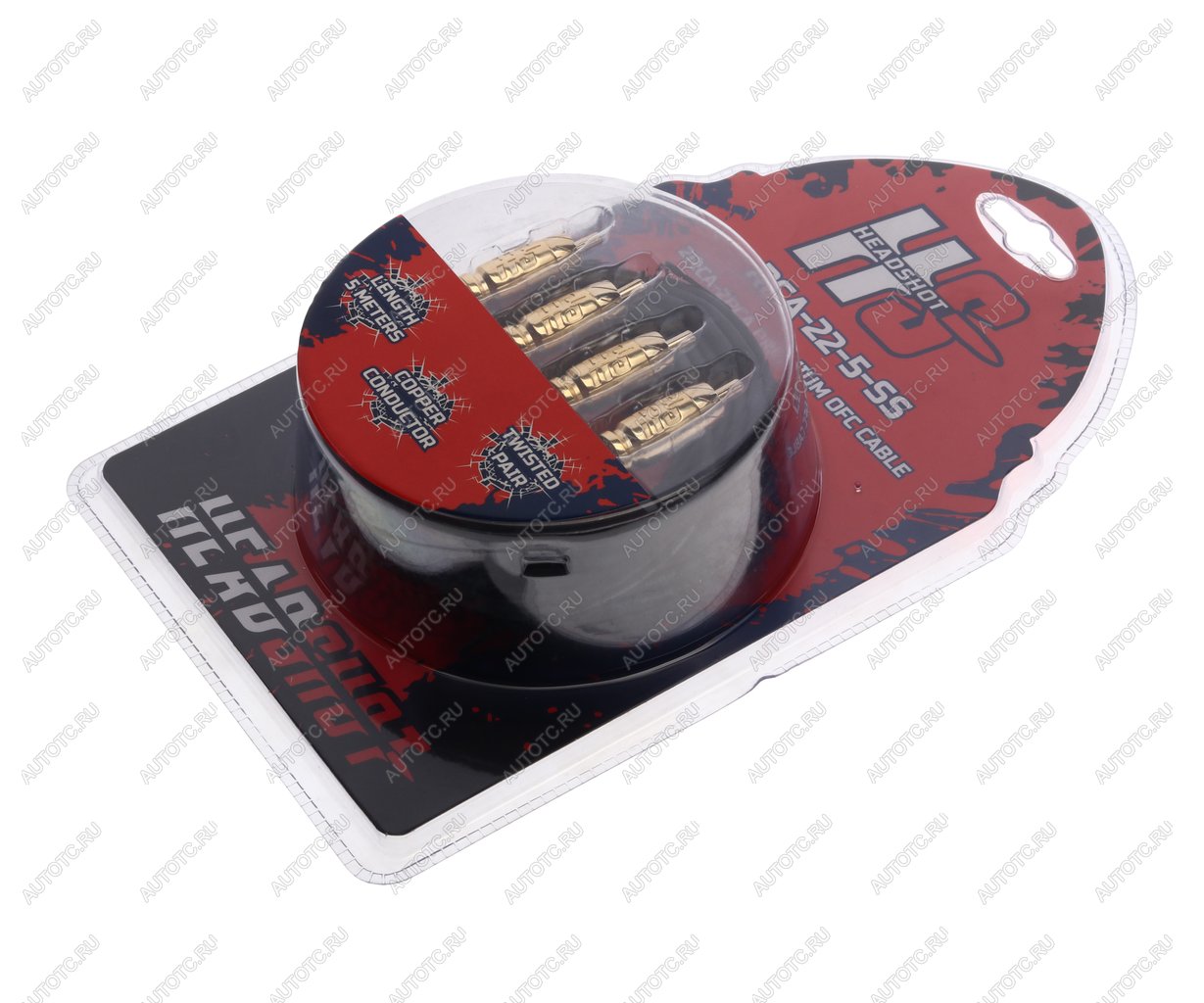 1 639 р. Кабель RCA 2х2 5м KICX KICX headshot rca-22-5-ss  с доставкой в г. Майкоп