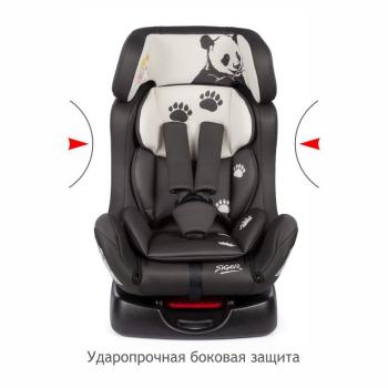Автокресло детское 0-25кг (0+/I-II, 0-7лет) Диона SIGER Ford S-Max 1 дорестайлинг (2006-2010) (серо-бежевое панда)