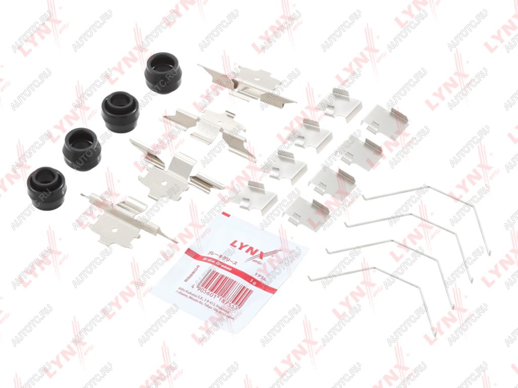 929 р. Комплект MAZDA 323 (89-94) монтажный колодок тормозных передних LYNX LYNX bc8403  с доставкой в г. Майкоп