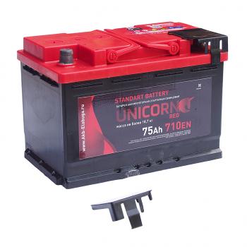 10 349 р. Аккумулятор UNICORN Red 75Ач UNICORN 6ст75(1)  с доставкой в г. Майкоп. Увеличить фотографию 2
