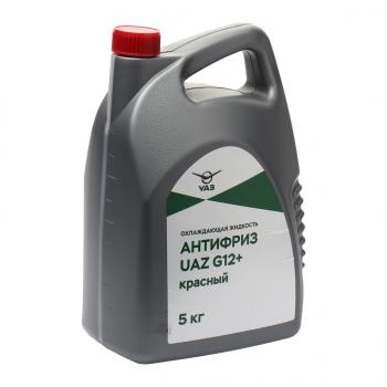 1 449 р. Антифриз красный -40C 5кг G12+ упаковка (ОАО УАЗ) UAZ 000000-4734017-10  с доставкой в г. Майкоп. Увеличить фотографию 1