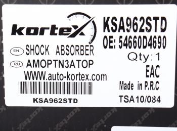 6 999 р. Амортизатор KIA Optima (18-) передний правый KORTEX KORTEX ksa962std  с доставкой в г. Майкоп. Увеличить фотографию 4