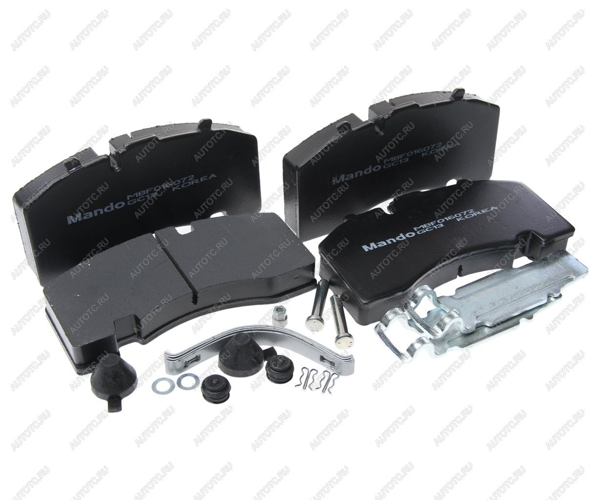 5 999 р. Колодки тормозные BPW SAF дисковые (с выточкой,оси SAF SKRB 9022K01SK7) (4шт.)MANDO MANDO mbf016072  с доставкой в г. Майкоп
