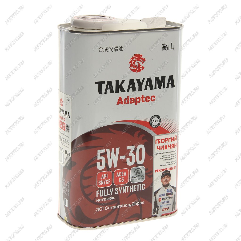 949 р. Масло моторное Adaptec C3 5W30 синт.1л TAKAYAMA TAKAYAMA 6056084  с доставкой в г. Майкоп