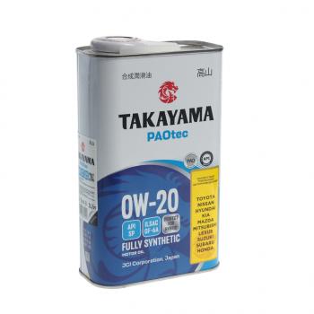 1 199 р. Масло моторное PAOtec GF-6ASP 0W20 синт.1л TAKAYAMA TAKAYAMA 100445  с доставкой в г. Майкоп. Увеличить фотографию 1