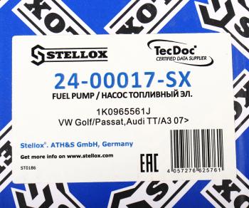 5 199 р. Насос водяной VW Passat B6,B7,Tiguan (1.8 TSI2.0 TFSI) SKODA Octavia (04-13) STELLOX STELLOX 24-00017-sx  с доставкой в г. Майкоп. Увеличить фотографию 3