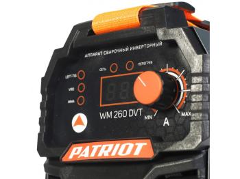 14 649 р. Аппарат сварочный 10.7кВт 20-230А d=1.6-6.0 140-240В инвертор PATRIOT PATRIOT wm260dvt   с доставкой в г. Майкоп. Увеличить фотографию 7