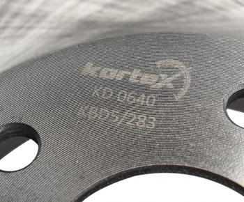 4 699 р. Диск тормозной CHERY Tiggo (14-) передний (1шт.) KORTEX KORTEX kd0640  с доставкой в г. Майкоп. Увеличить фотографию 5