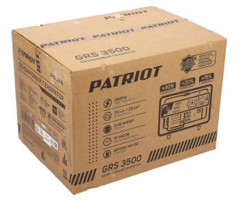 28 749 р. Бензогенератор 2.8кВт 4такт. расх.= 1.956лч. бак=15л PATRIOT PATRIOT grs 3500  с доставкой в г. Майкоп. Увеличить фотографию 6