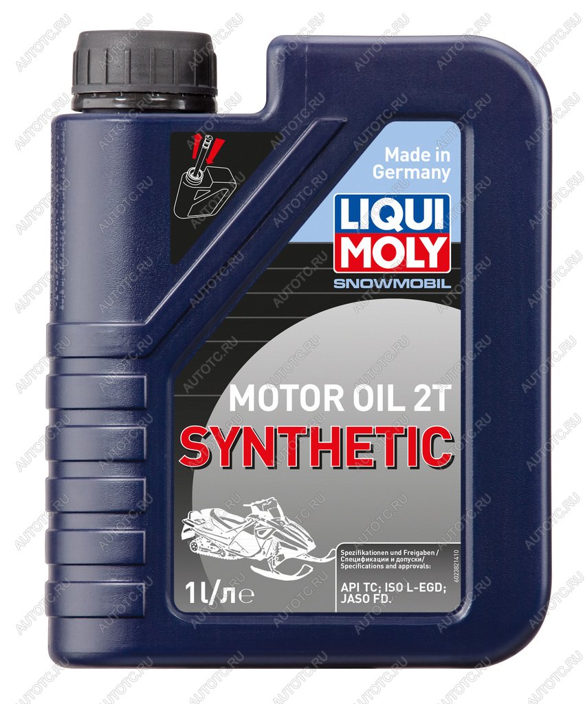 2 079 р. Масло моторное для 2-х тактных двигателей SNOWMOBIL MOTOROIL 2T синт.1л LIQUI MOLY LIQUI MOLY 2382  с доставкой в г. Майкоп